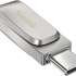 Флешка USB Sandisk Ultra Dual Drive Luxe 1ТБ, USB3.1, серебристый [sdddc4-1t00-g46]